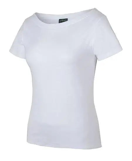 C Of C Ladies S/S Boat Neck Tee 1BTS Metro Workwear.